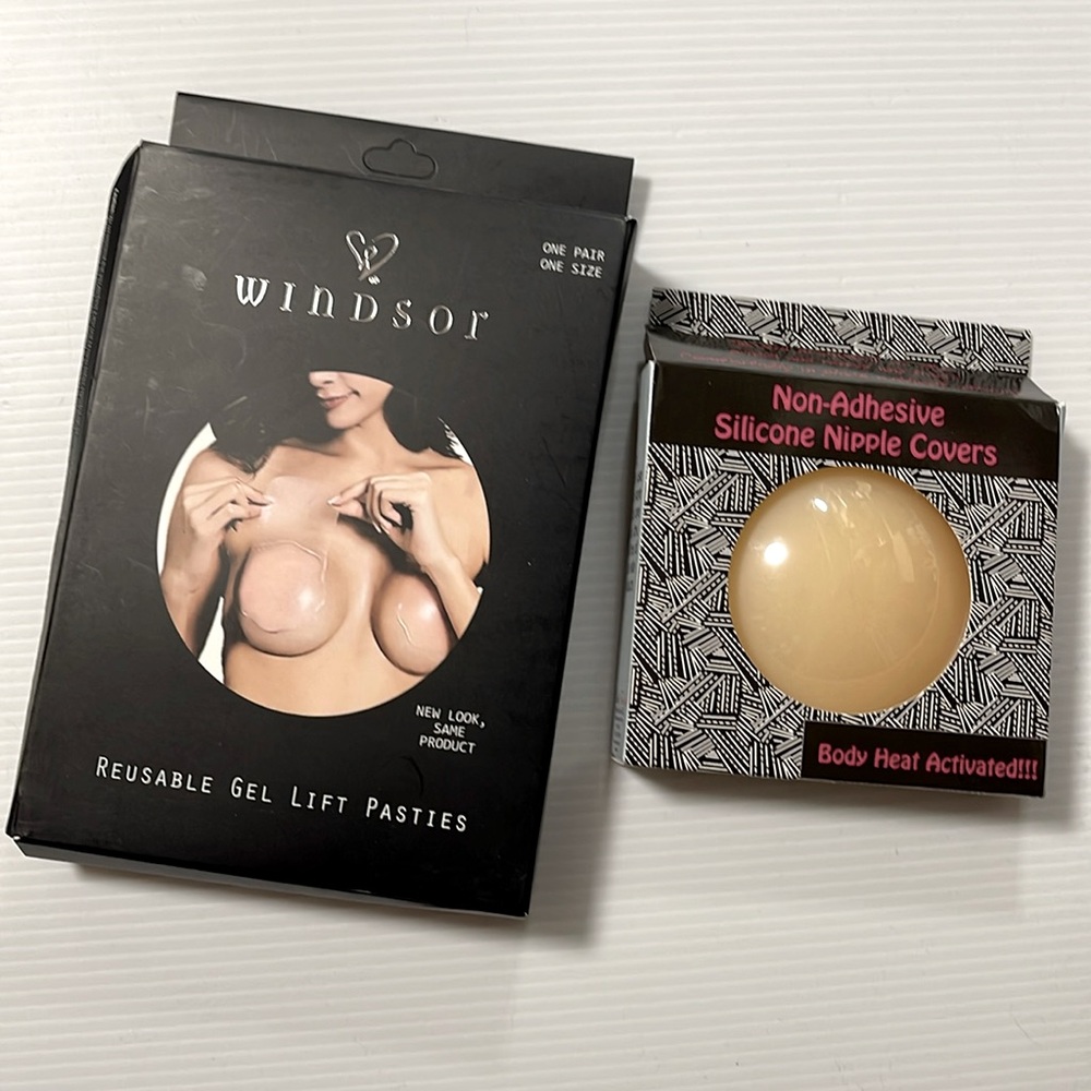 Windsor Silicone Washable Reusable Gel Breast Lifties and Nipple Covers